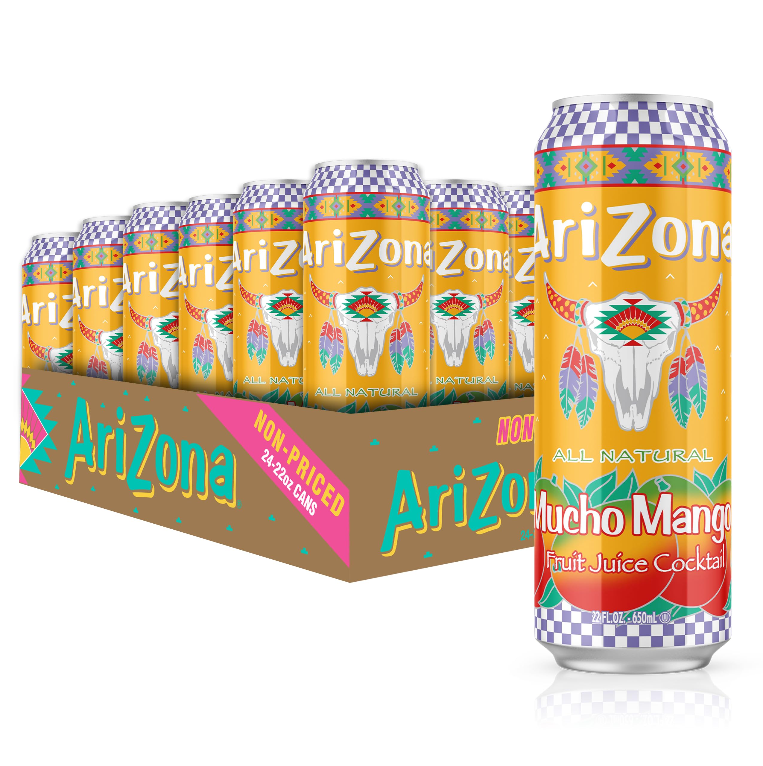 ARIZONA MUCHO MANGO 650 ML (22 OZ) 