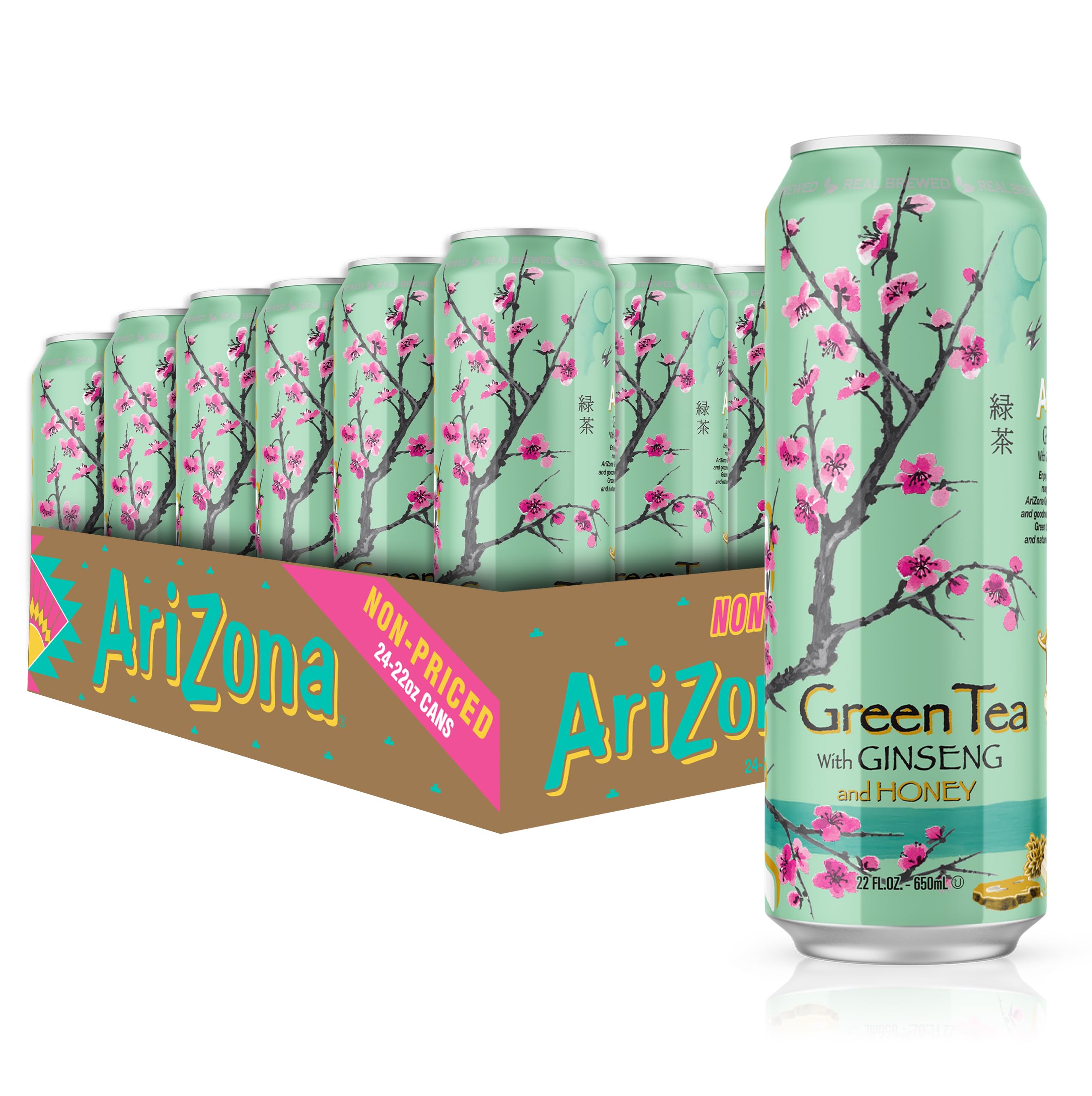 ARIZONA GREEN TEA 650 ML (22 OZ) 