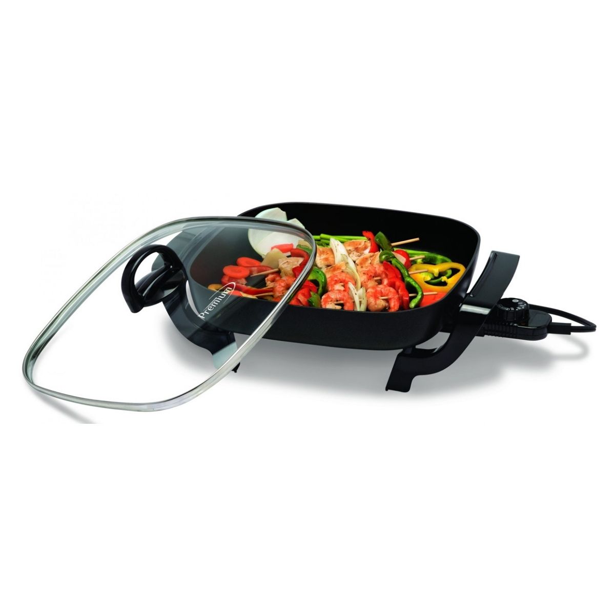 Sartén eléctrico de 12" cerámica Premium